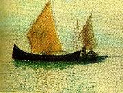 Odilon Redon segelbatar i venedig Sweden oil painting artist